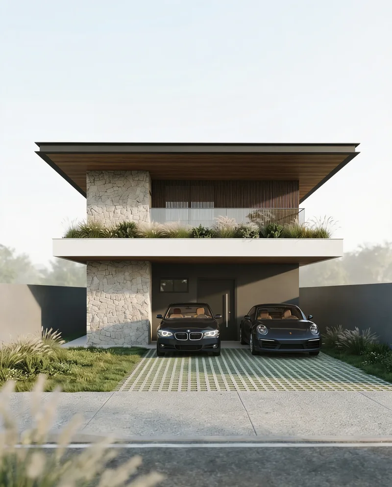 Casa Raiz, projeto arquitetônico residencial da Pecantet Arquitetura